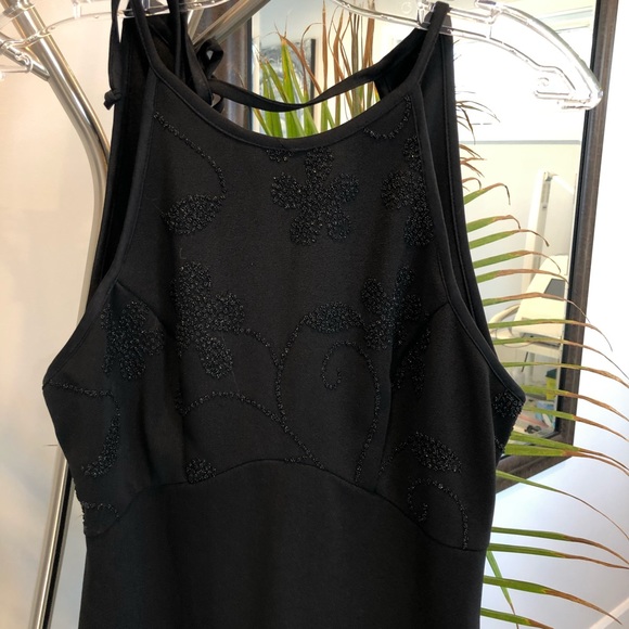 Stunning black formal dress with beading - Picture 2 of 8